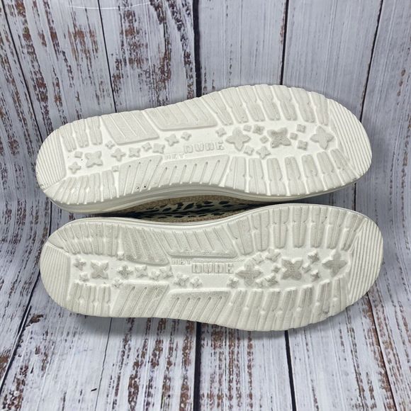 Hey Dude Lena Leopard Angora Slip On Sneakers Shoes, Women's Size 9 - Picture 7 of 9